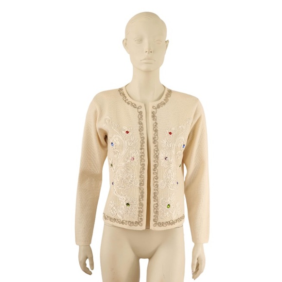 HOLT RENFREW cardigan. Size Medium. - Picture 1 of 3